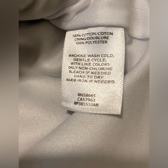 BP Striped Blue and White Handkerchief Skirt - Picture 5 of 5